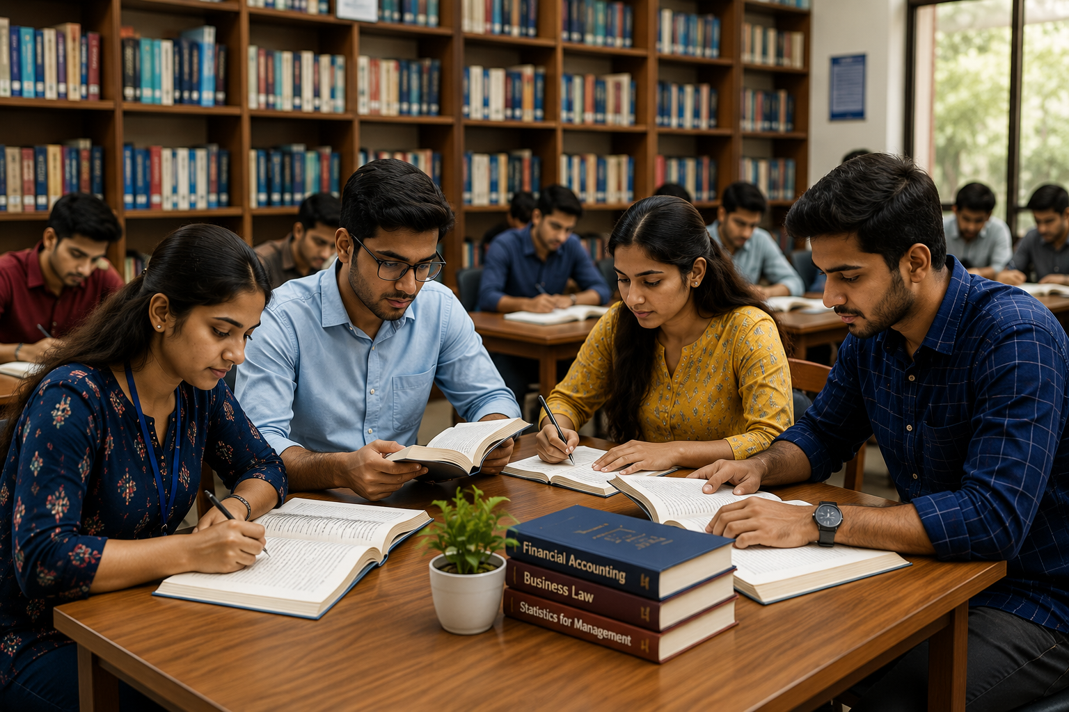 Students at S.B.R. College Barh campus